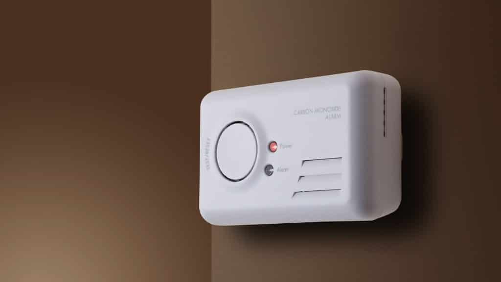 a carbon monoxide detector